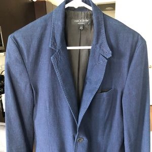 Rag + Bone Blue Blazer